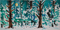 Landschaft 6, Aquarell